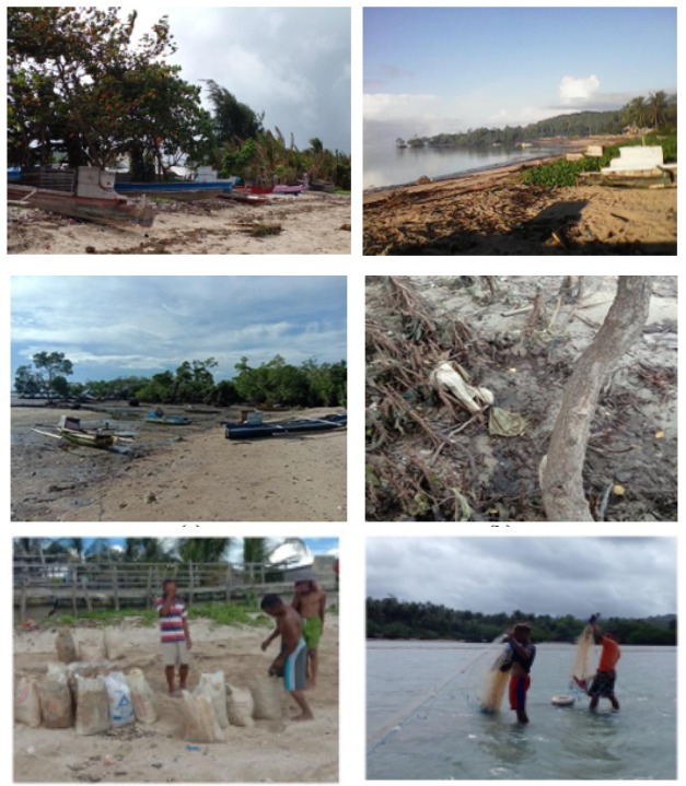 Coastal space utilization and human activities in Atubul Da Village
